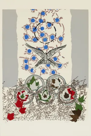 リトグラフ Riopelle - Seoul