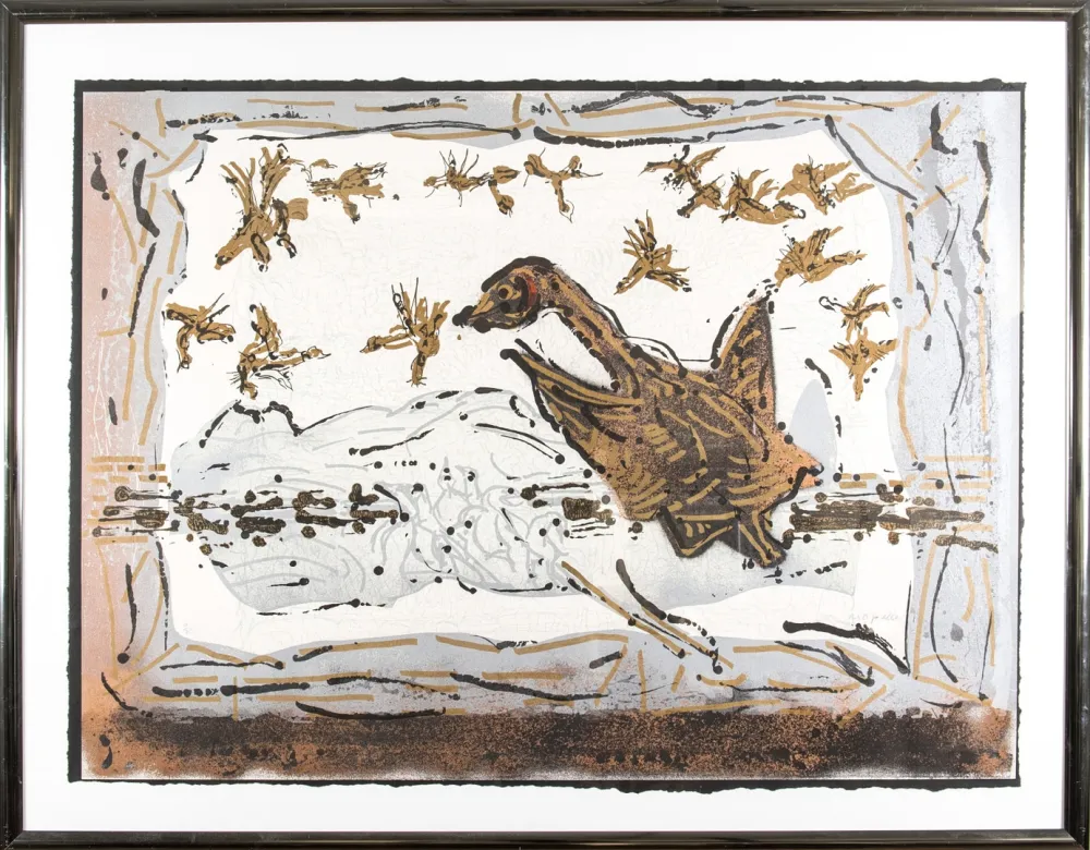 リトグラフ Riopelle - Starboard Island