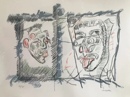 リトグラフ Riopelle - Untitled 