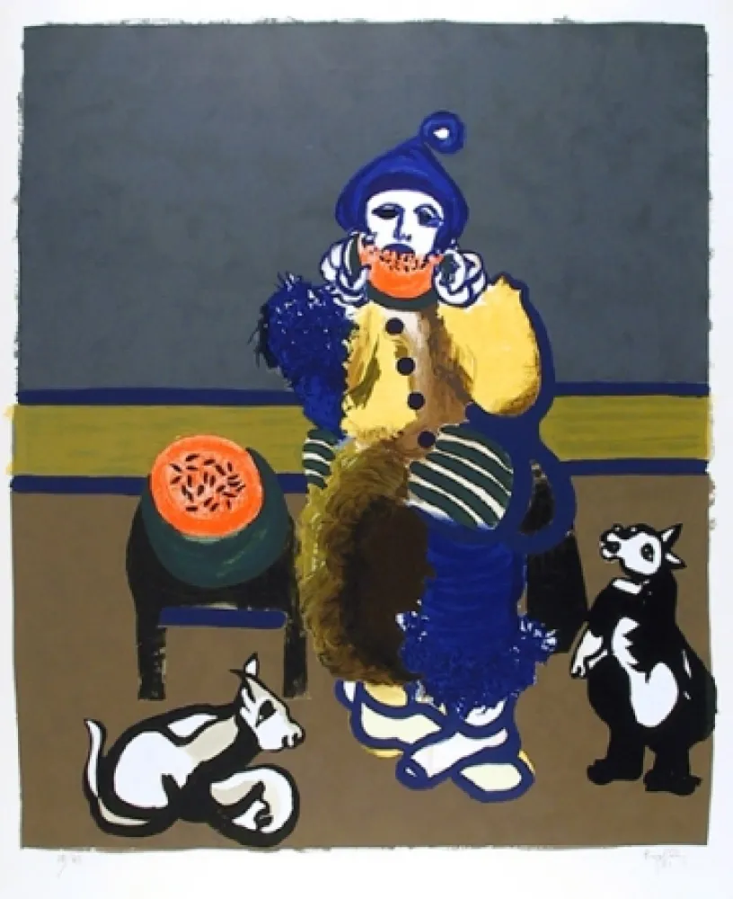 リトグラフ Ripolles - Arlequin - 2 