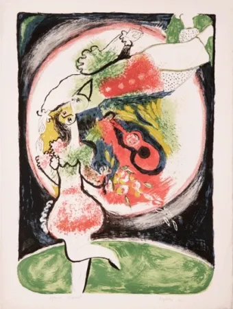 リトグラフ Ripolles - Circus