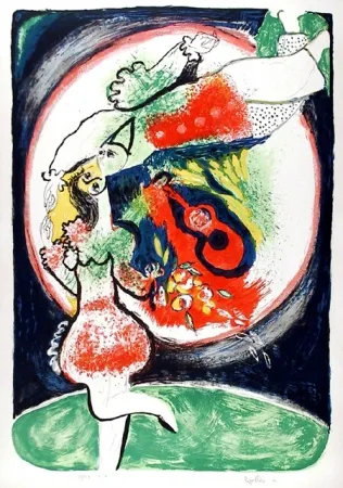 リトグラフ Ripolles - Couple