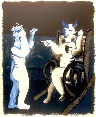 リトグラフ Ripolles - Diablo