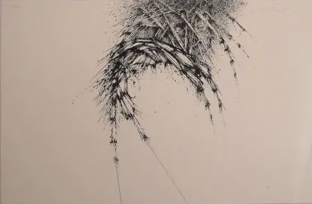 シルクスクリーン Rivera - Diálogo Entre Manuel Rivera y los Tres Adefesios. 