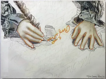 リトグラフ Rivers - BIG B SIGNS UP