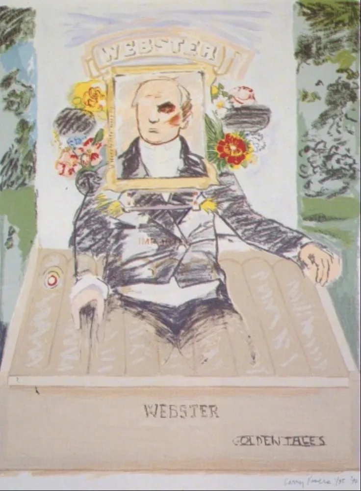 リトグラフ Rivers - Golden Tales