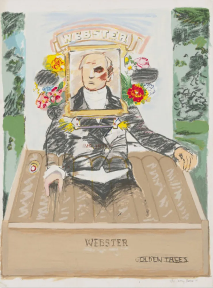 リトグラフ Rivers - Golden Tales