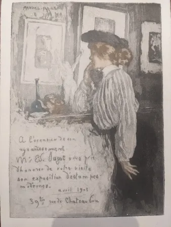 アクチアント Robbe - Untitled (Invitation to an exhibition)