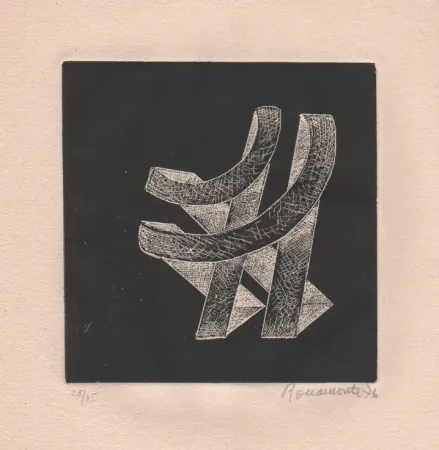 挿絵入り本 Roccamonte - Roccamonte. Quattro acqueforti