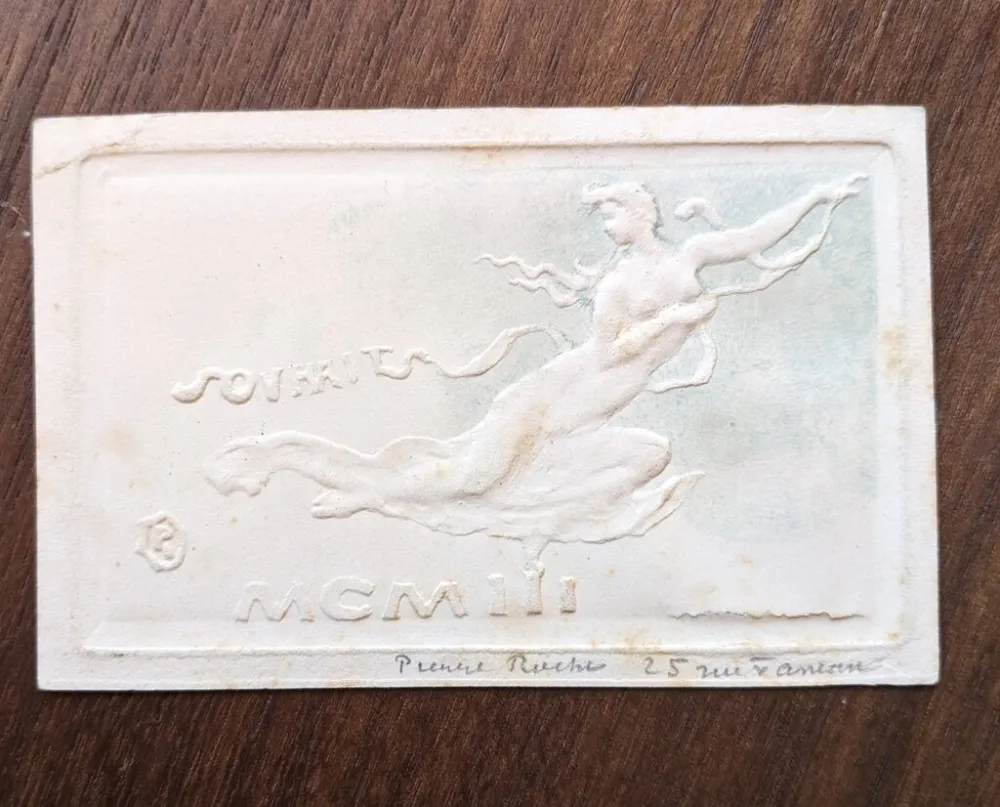 技術的なありません Roche - Souhaits (greeting card for new year, 1903)