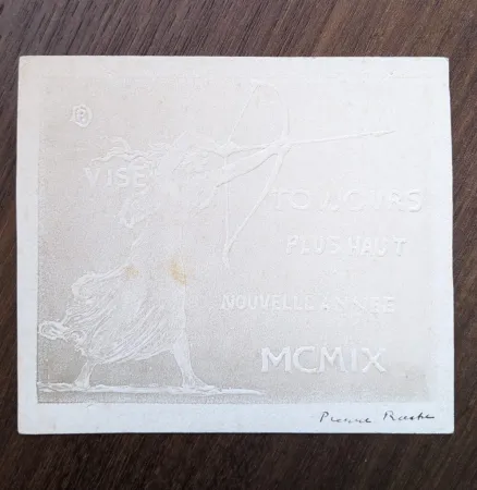 技術的なありません Roche - Vise toujours plus haut... (new year's greeting card)