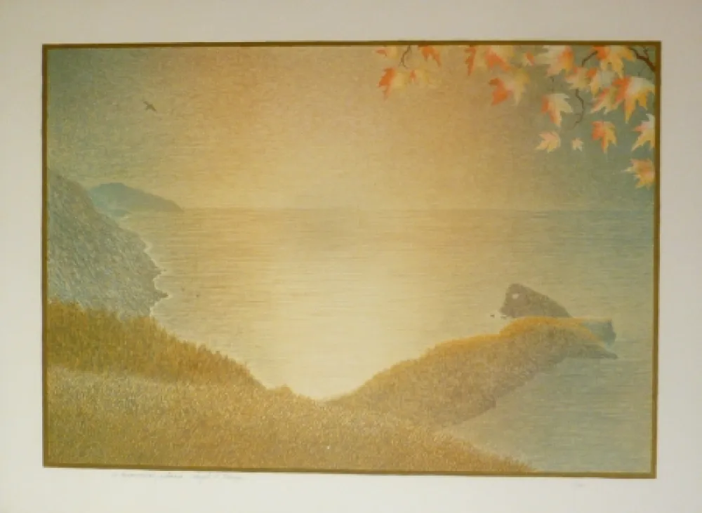 リトグラフ Rodrigo - Con la serena atencion de un felino