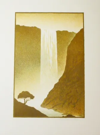 リトグラフ Rodrigo - Unicamente se oye el silecio