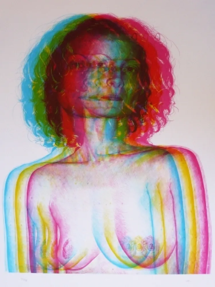 リトグラフ Rodriguez - White 1