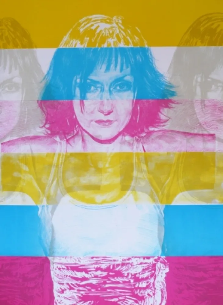 リトグラフ Rodriguez - White 5