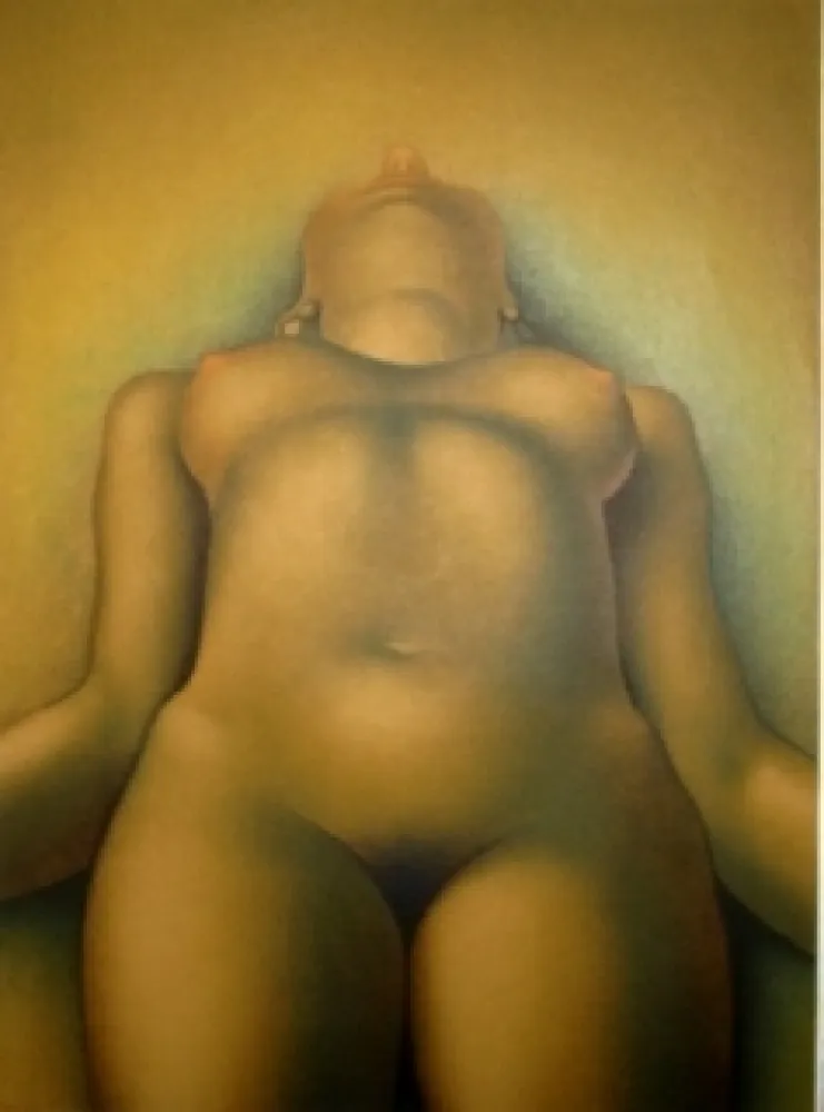 リトグラフ Rohner - Nu allongé