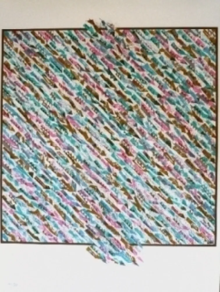 リトグラフ Rojo - Barcelona