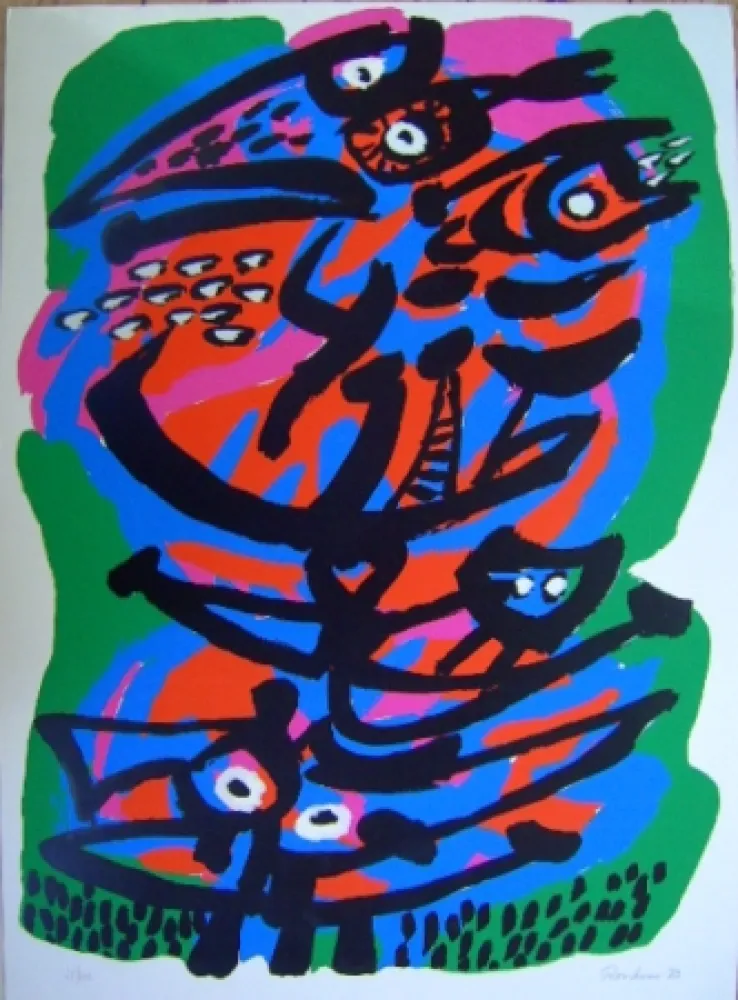 シルクスクリーン Rooskens - No title