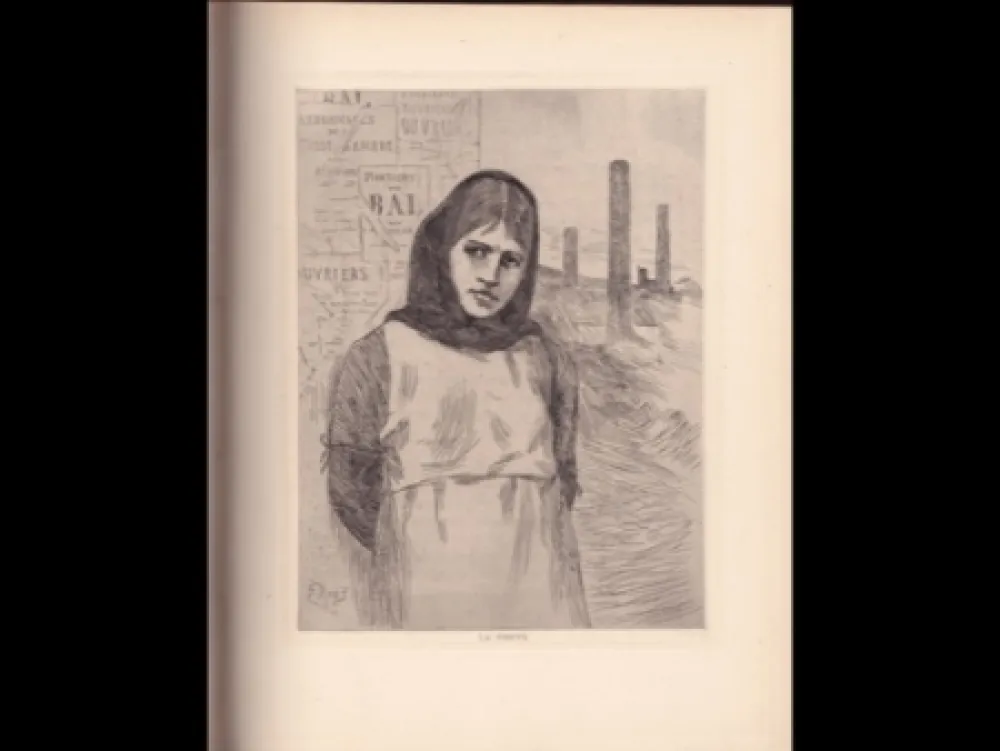 彫版 Rops - La grève / The Strike