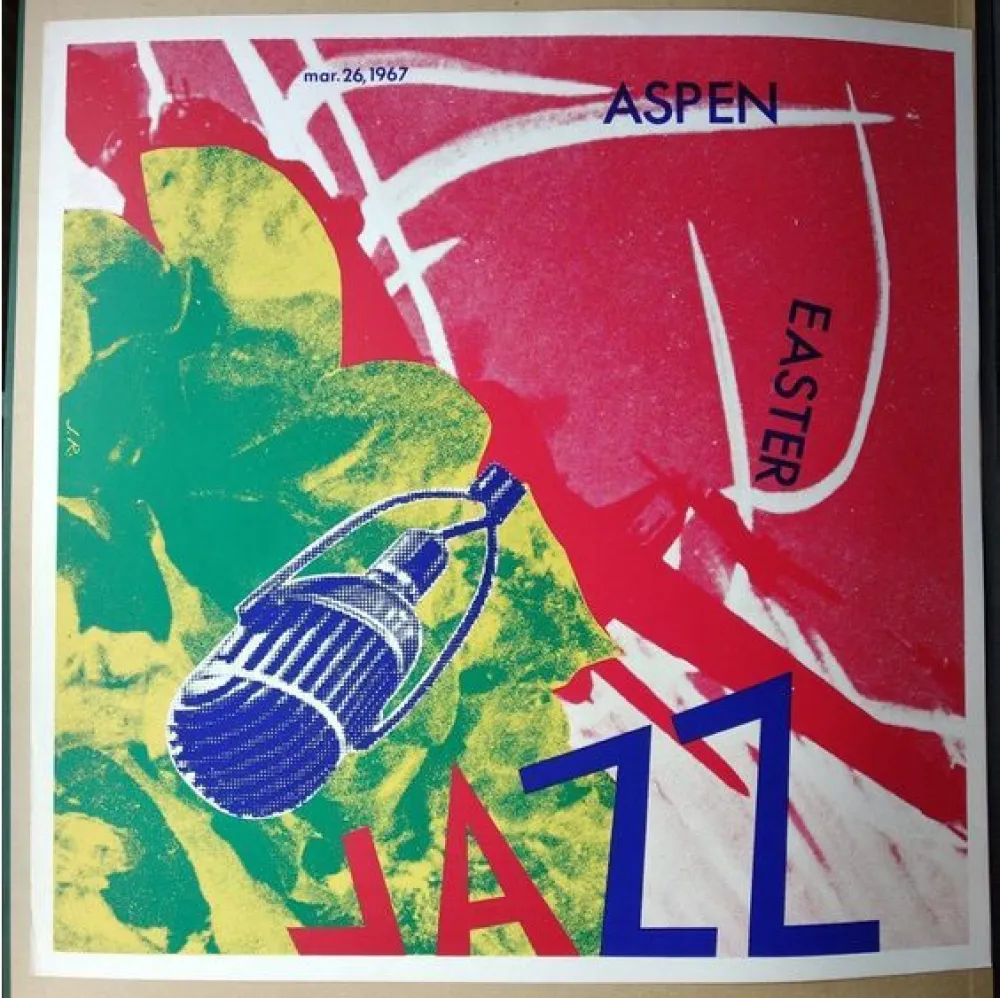 シルクスクリーン Rosenquist - „Aspen Easter Jazz“.