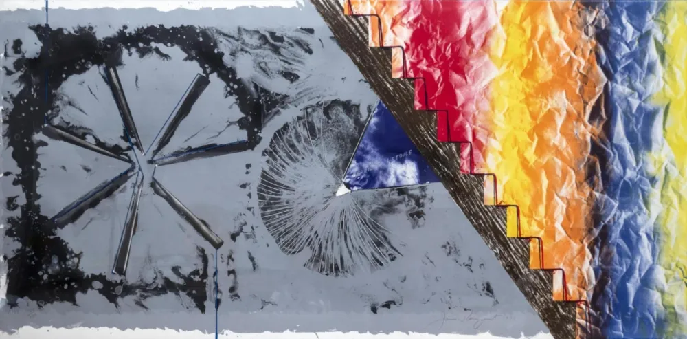 リトグラフ Rosenquist - Derriere L'Etoile