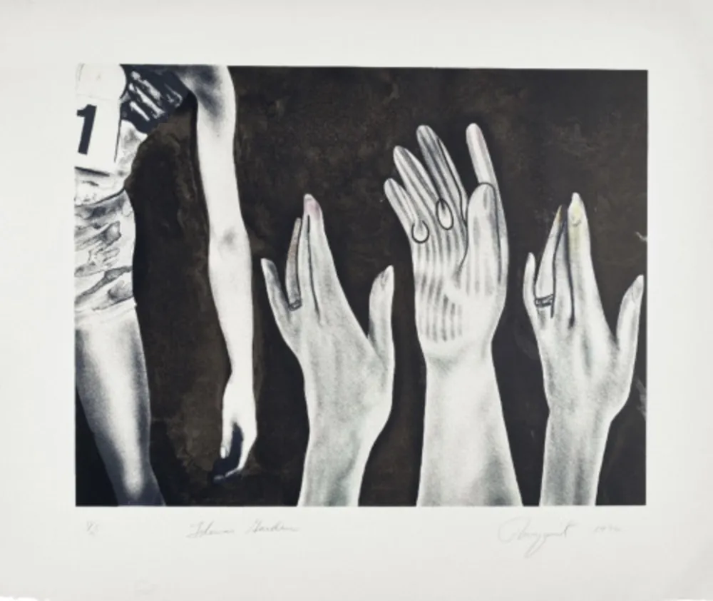 リトグラフ Rosenquist - Flower Garden