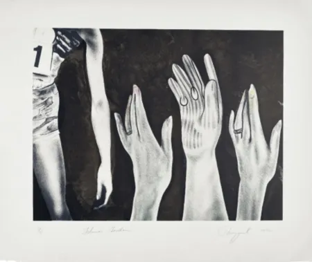 リトグラフ Rosenquist - Flower Garden