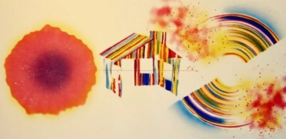 エッチングと　アクチアント Rosenquist - Hot Lake (State I)