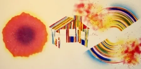 エッチングと　アクチアント Rosenquist - Hot Lake (State I)