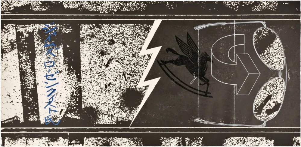 リトグラフ Rosenquist - Rails