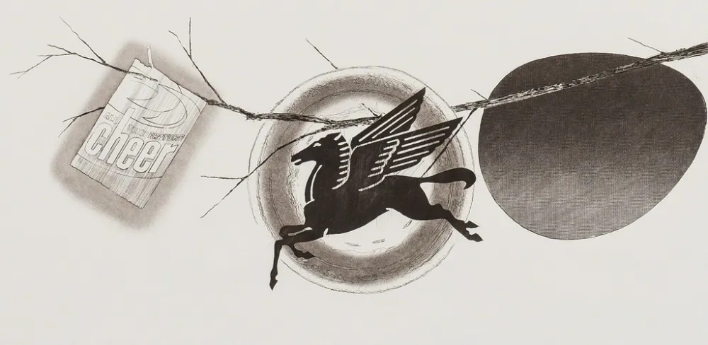 エッチングと　アクチアント Rosenquist - Spring cheer (second state)