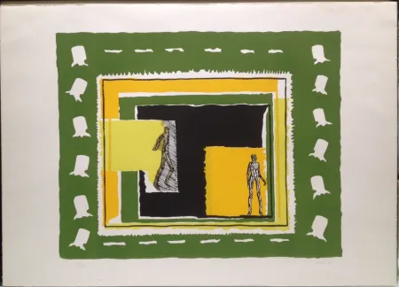 リトグラフ Rossello - Composizione