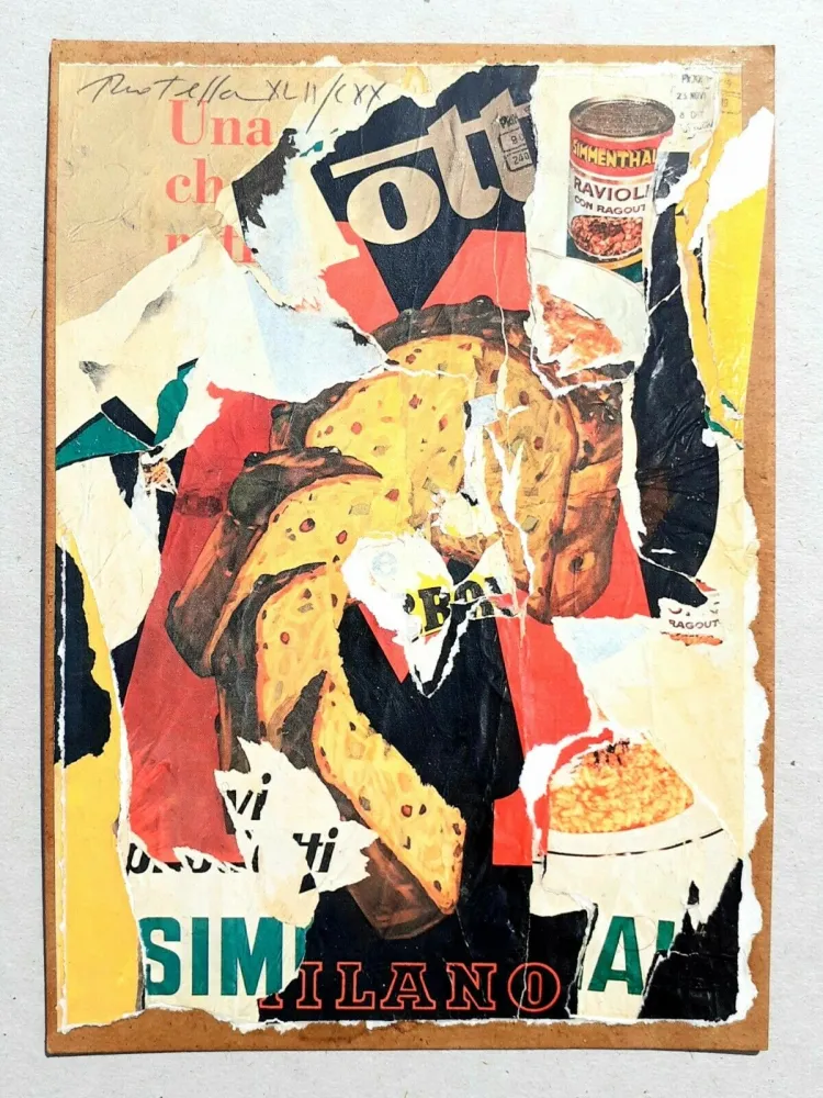 リトグラフ Rotella - ...all'italiana