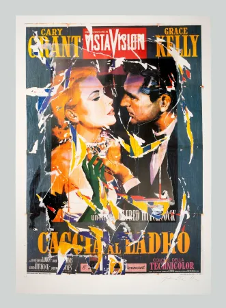 シルクスクリーン Rotella - Caccia al ladro