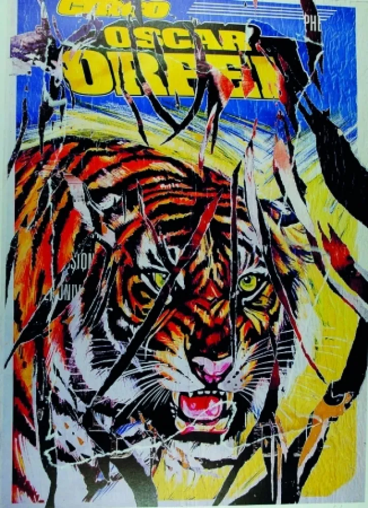 シルクスクリーン Rotella - Circo Orfei