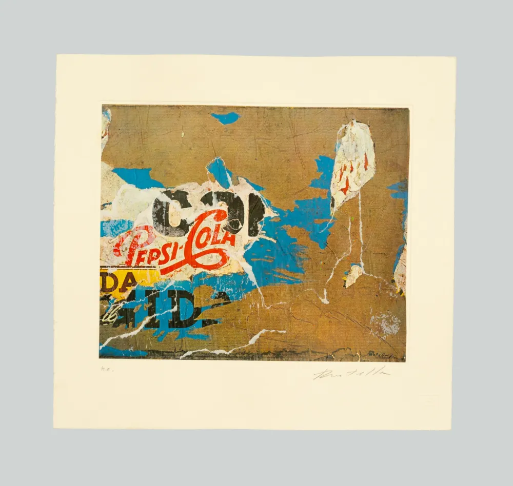 シルクスクリーン Rotella - Composizione (1)