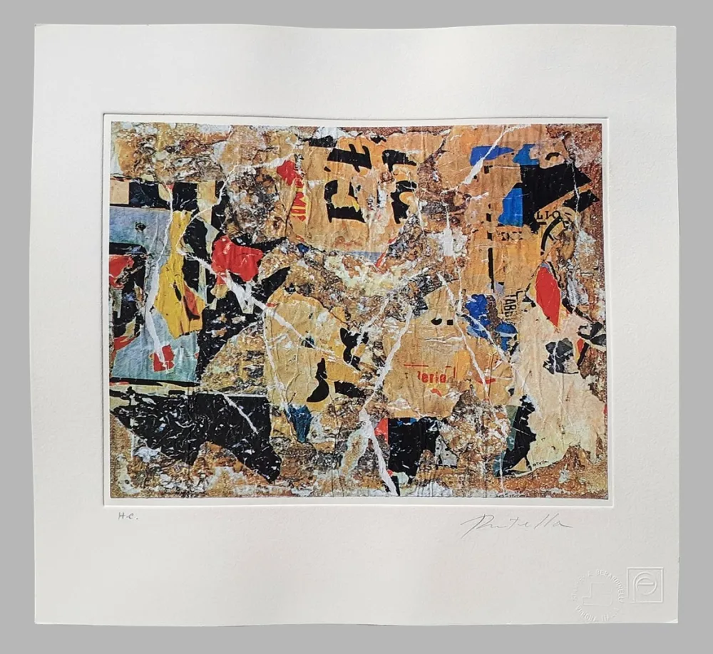 シルクスクリーン Rotella - Composizione (2)