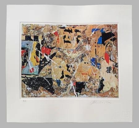 シルクスクリーン Rotella - Composizione (2)