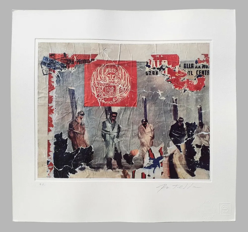 シルクスクリーン Rotella - Composizione (3)