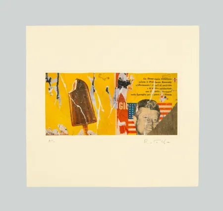 シルクスクリーン Rotella - Composizione (6)