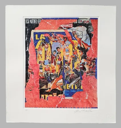 シルクスクリーン Rotella - Composizione (7)