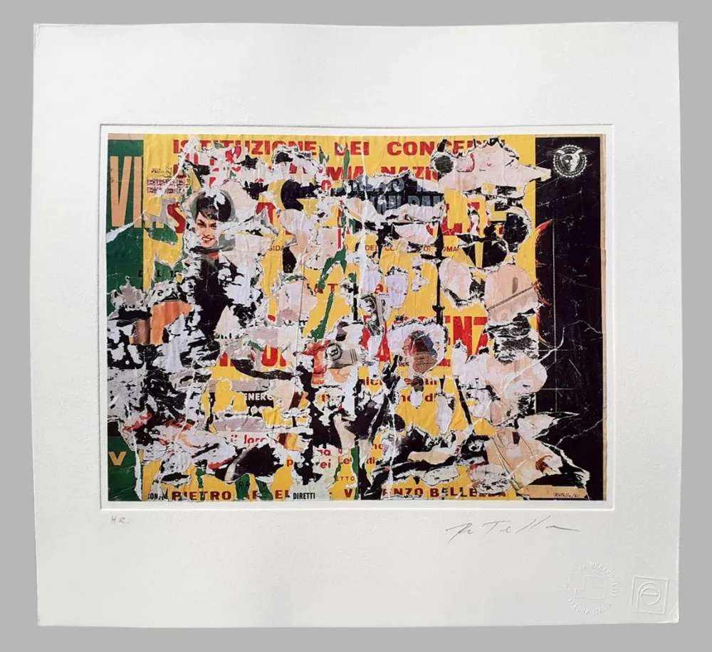 シルクスクリーン Rotella - Composizione (8)