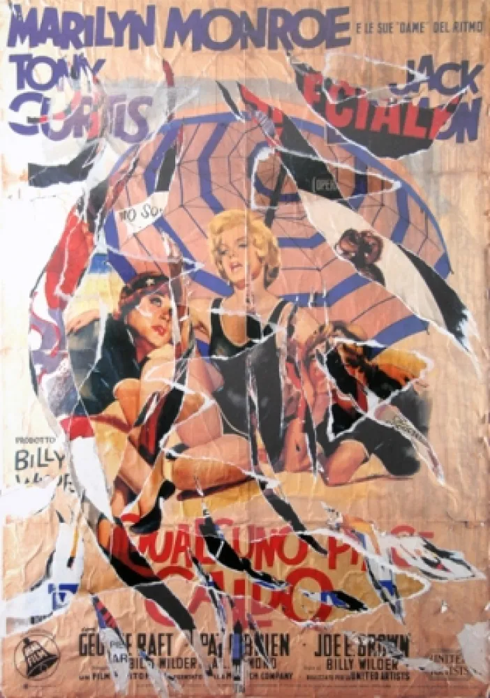 シルクスクリーン Rotella - Dame del Ritmo (Marilyn Monroe)