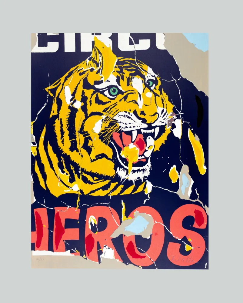 シルクスクリーン Rotella - Heros