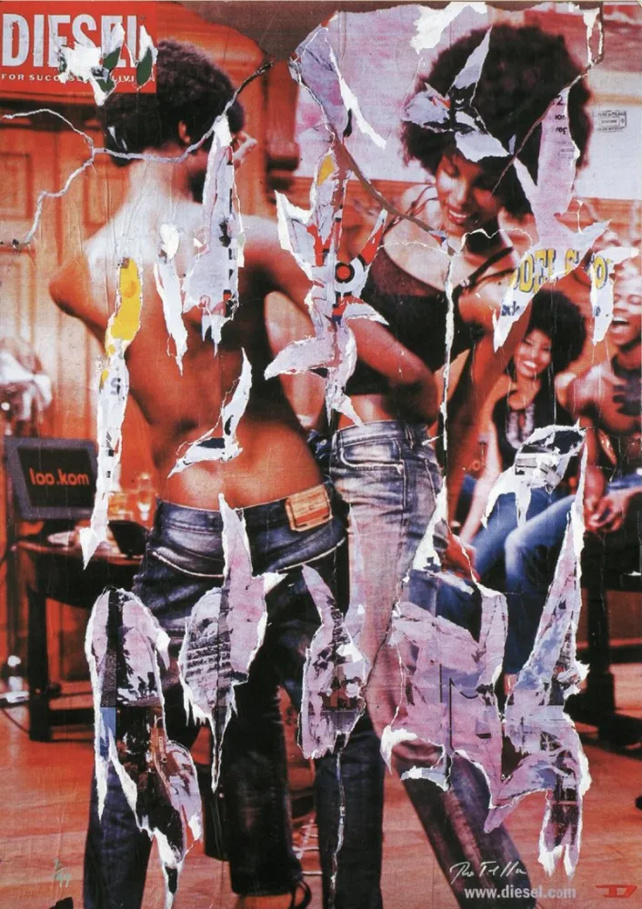 シルクスクリーン Rotella - La Moda Gaia