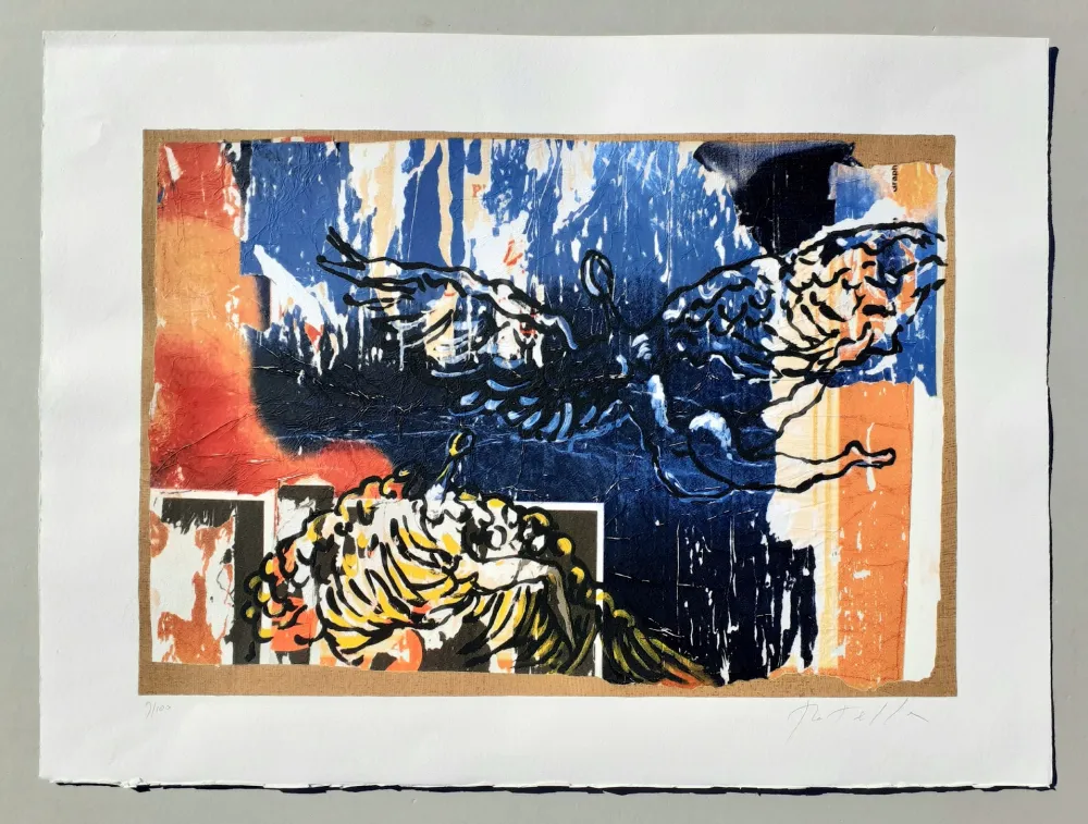 シルクスクリーン Rotella - L'angelo cattivo