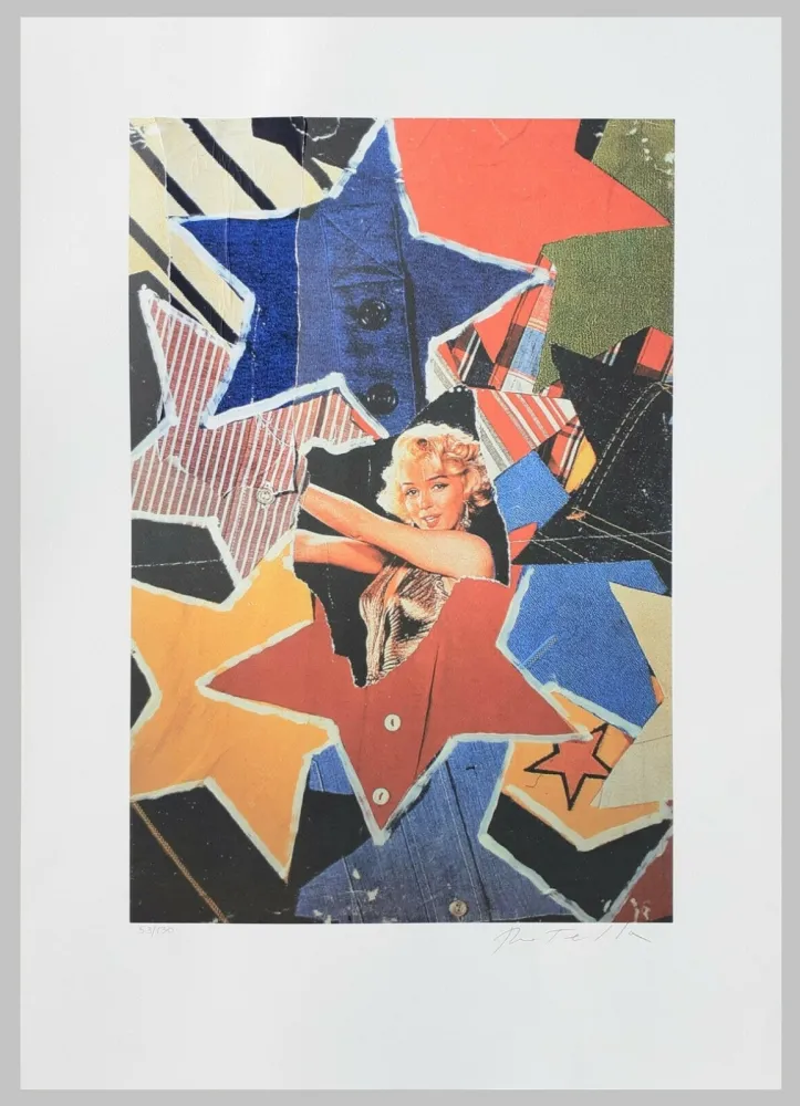 リトグラフ Rotella - Marylin Monroe