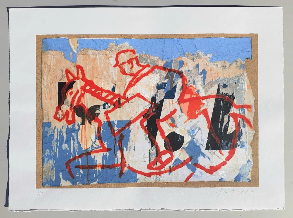 シルクスクリーン Rotella - Primo Futurismo