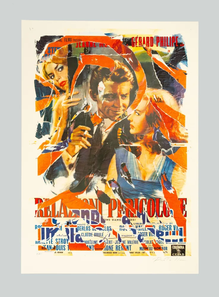 シルクスクリーン Rotella - Relazioni pericolose