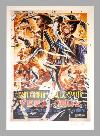 シルクスクリーン Rotella - Vera Cruz